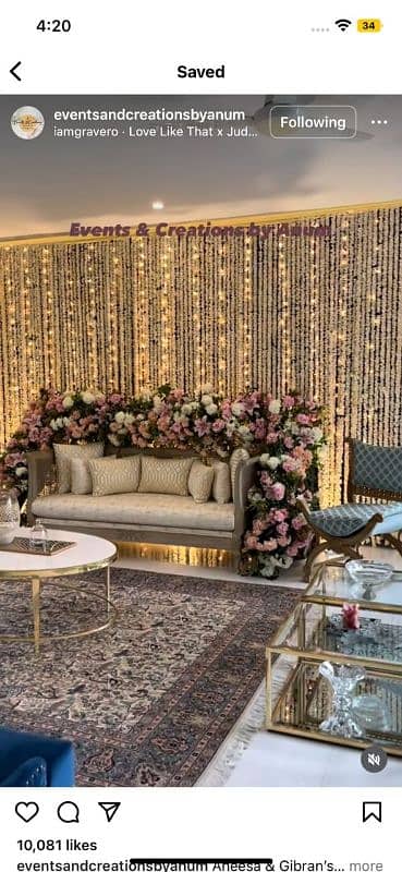 flower fresh artificial shop decoration event services wedding karachi 14