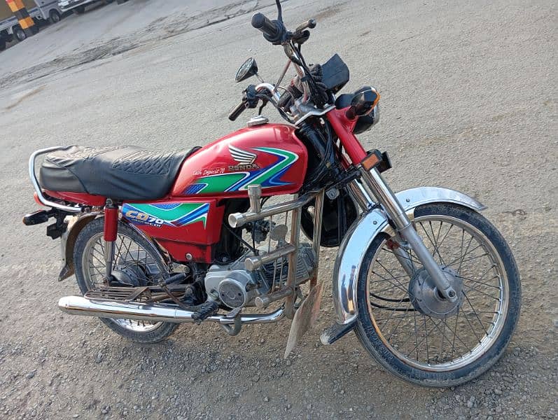 Honda CD70, nowshera number 2018 model first owner one hand used 10/10 0