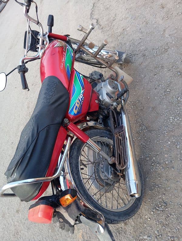 Honda CD70, nowshera number 2018 model first owner one hand used 10/10 4