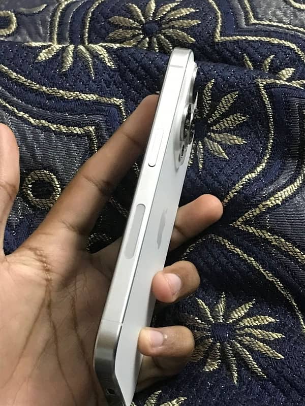 iphone 15 pro white titanium jv 10/10 opar sa ya protector tota hoa ha 3