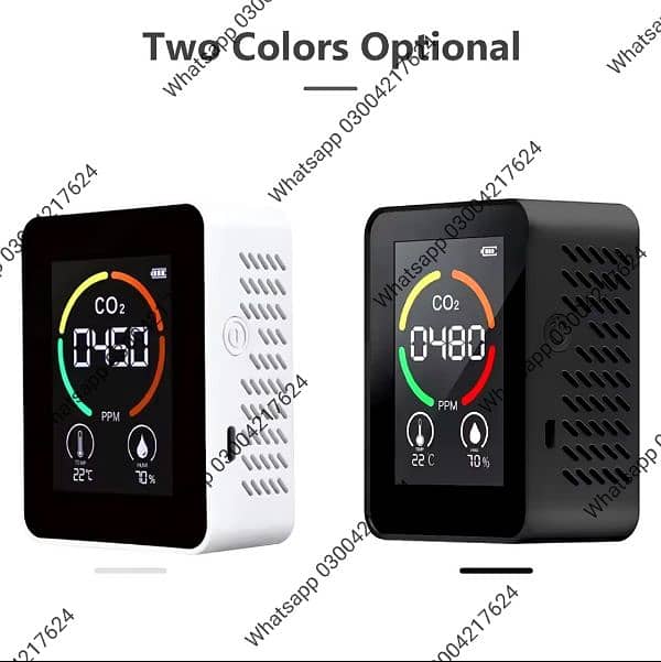 Digital Air Quality meter sports Detector Dioxide CO2 PM2.5 Teste 2