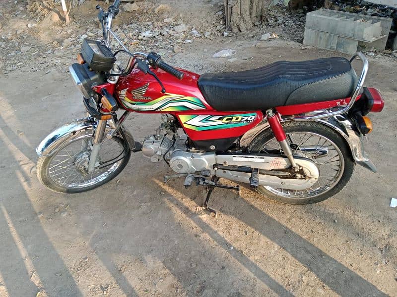 Honda CD70 22/23 all Punjab number 03096571032 2