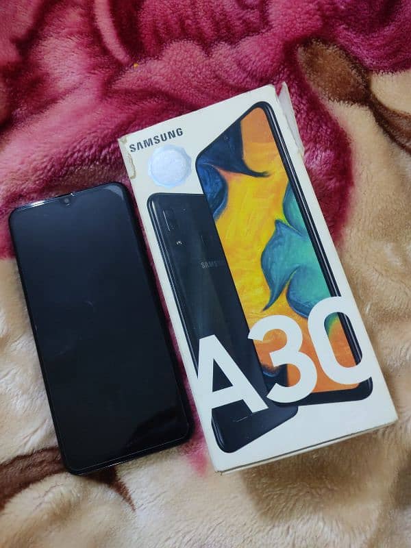 Samsung A30 galaxy complete box 3