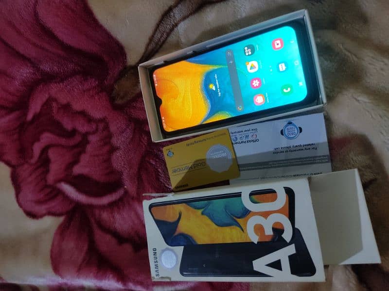 Samsung A30 galaxy complete box 4