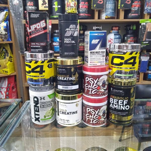 All pre workout ,creatines available 1