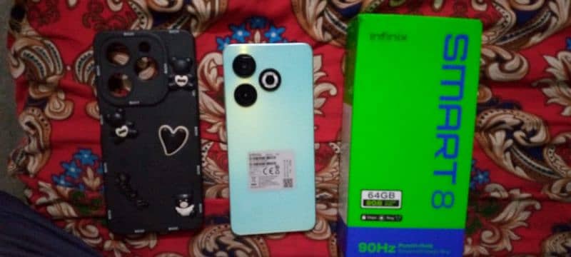 infinix smart 8 4+4Ram 64gb Rom 0