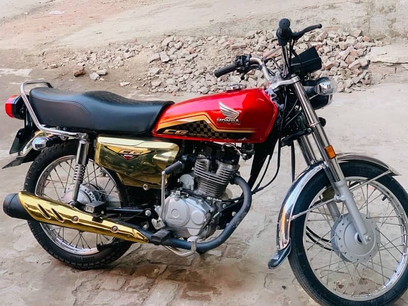 honda 125 CG Gold Edition 2024 Model 7