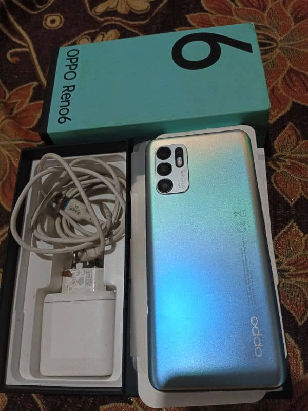 oppo reno 6 vip mobile Excellent condition no fault with box charger 3