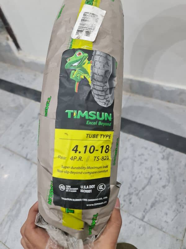 Timsun 829 Tube Tyre+ Tube less tyre 1