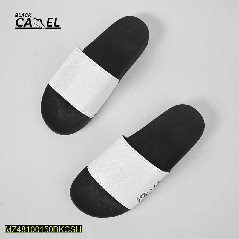 Black Camel Cobra Texture Slide White 4