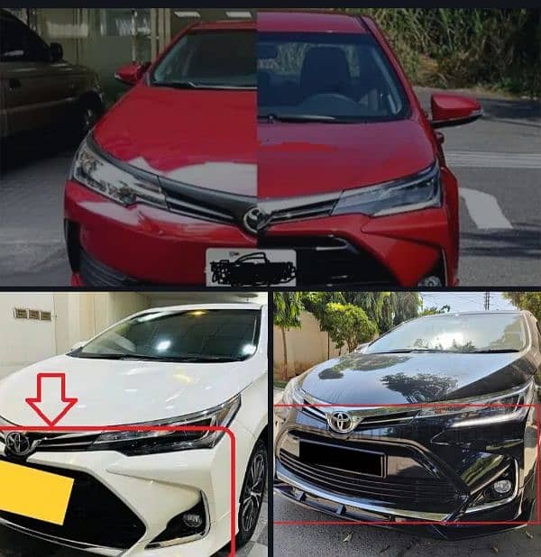 Toyota Corolla x 2022 model bumper complete available 1