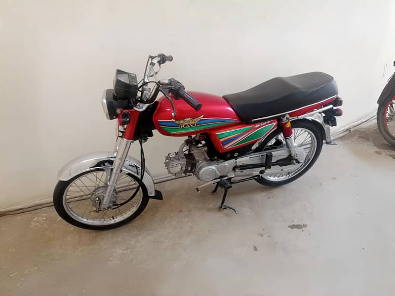 Ravi Premium 70cc Motorcycle - Excellent Condition, 1