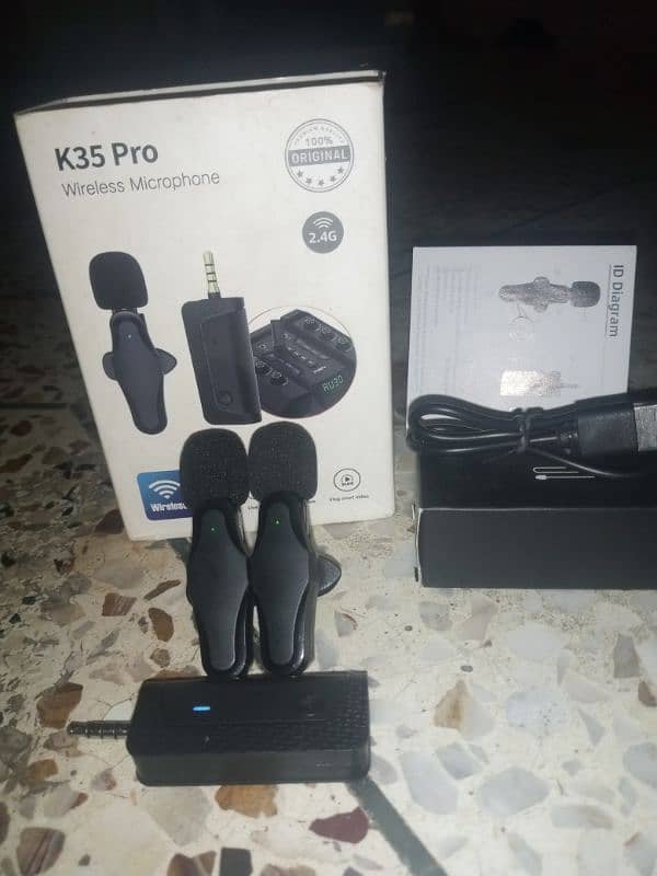 Vloging Mikes And Interwue K35 Pro Wireless Microphone For Discount 1