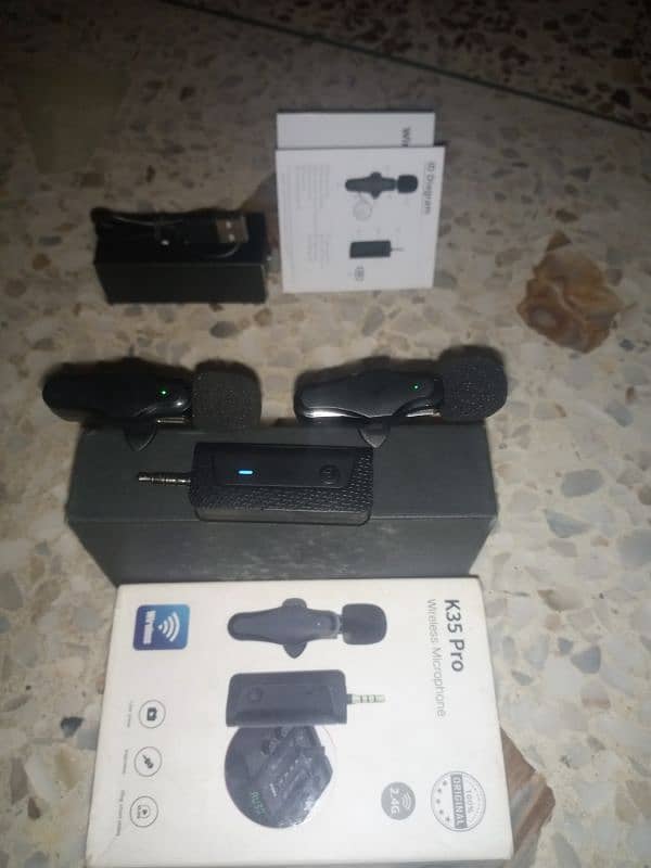 Vloging Mikes And Interwue K35 Pro Wireless Microphone For Discount 3