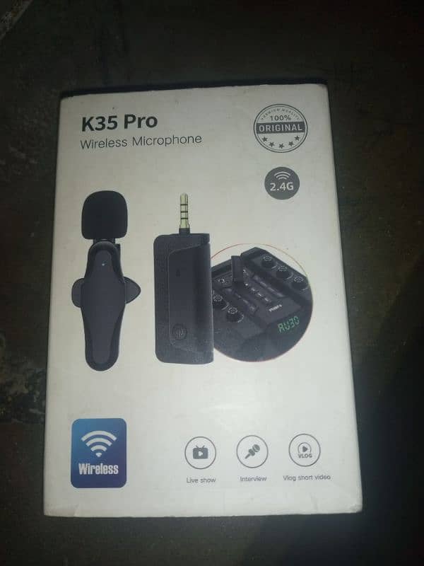 Vloging Mikes And Interwue K35 Pro Wireless Microphone For Discount 6