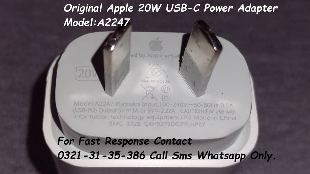 original apple 20w usb c power adapter 1