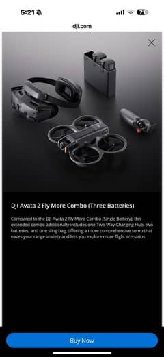 DJI avata 2 combo