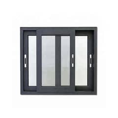 Aluminium window door/upvc window/glass work/double glass aluminium