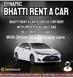 RENT A CAR | CAR RENTAL | With Driver | Rent a car service in Karachi