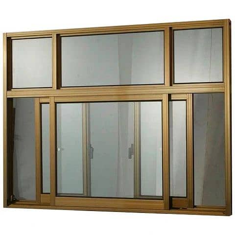 Aluminium Sliding Window/upvc sliding window/Double glazed aluminum 4