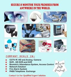 CCTV Installation/ Biometric attendence and Acess Control System