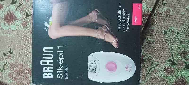 braun epilator only 2 time used 1