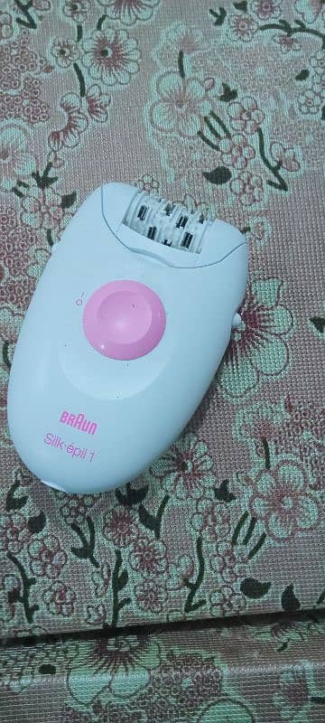 braun epilator only 2 time used 3