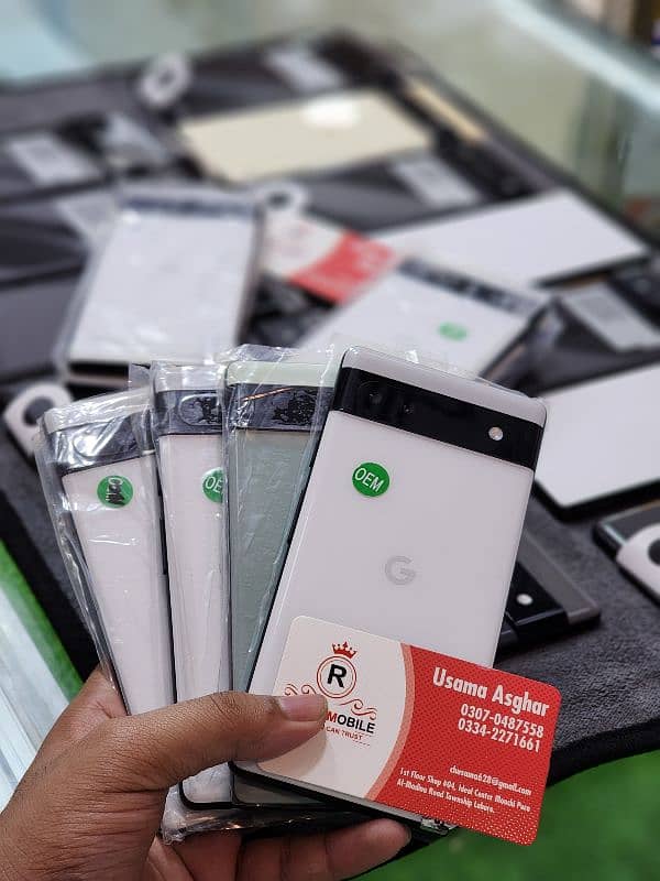 Google pixel 6A 6gb/128gb pta approved paper kits non used new stock 1