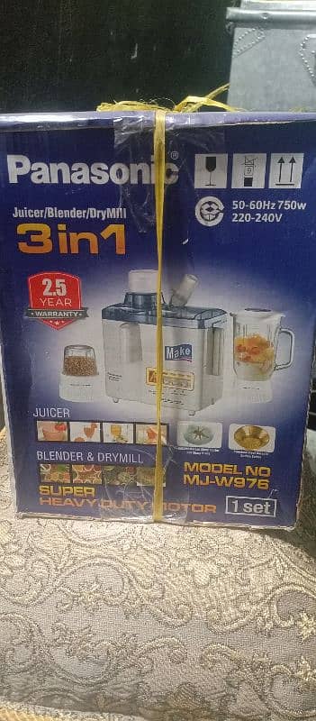 Juicer Blender & dry mill ,Panasonic 2