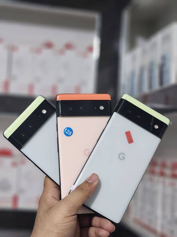 Google pixel 6 8/128,12/128 pta approved paper kits non used new stock 1