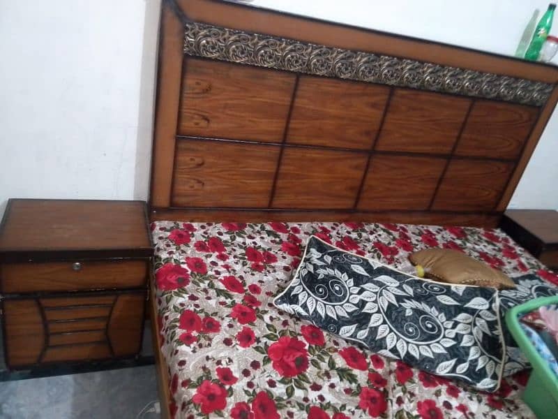 bed with mattress 3