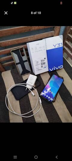 vivo y31.4/128.10/10. with box