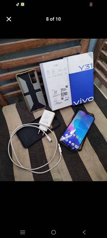 vivo y31.4/128.10/10. with box 0