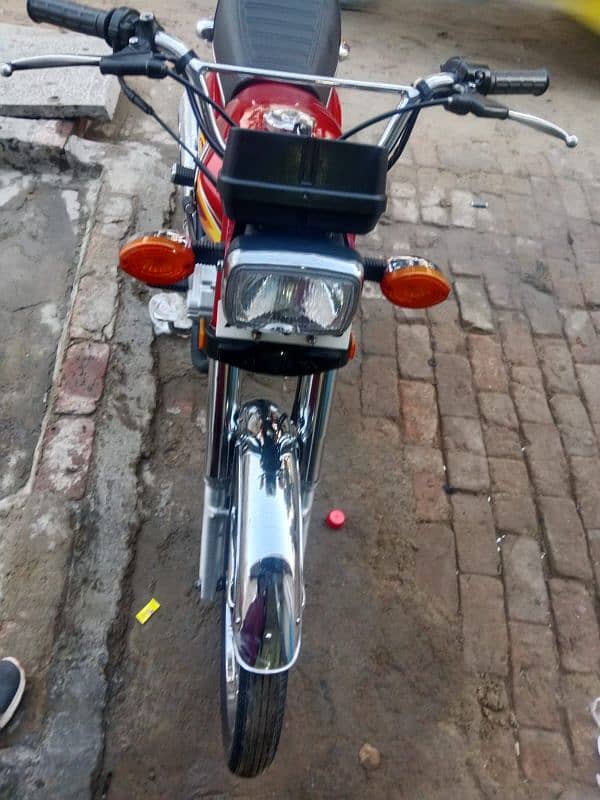 Honda 125 All Punjab numbr 4