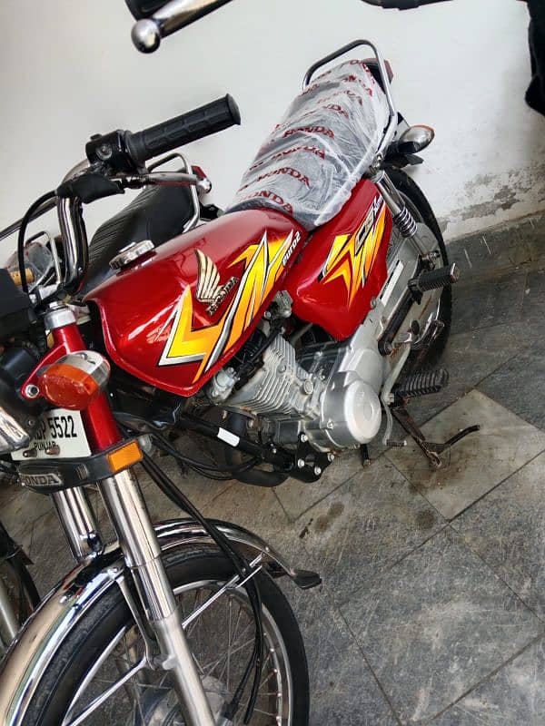 Honda 125 All Punjab numbr 5