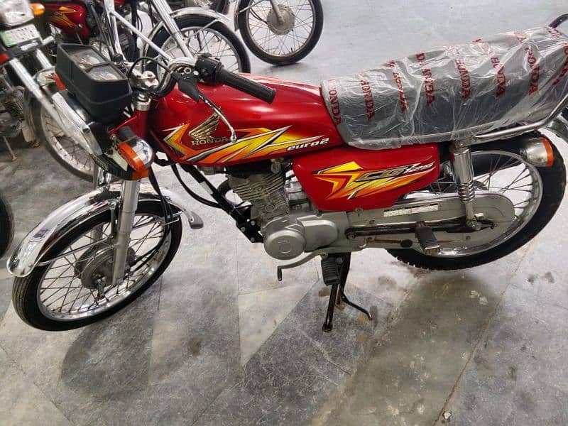 Honda 125 All Punjab numbr 6