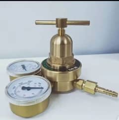 Oxygen regulator small smart each an every part full of pure brass