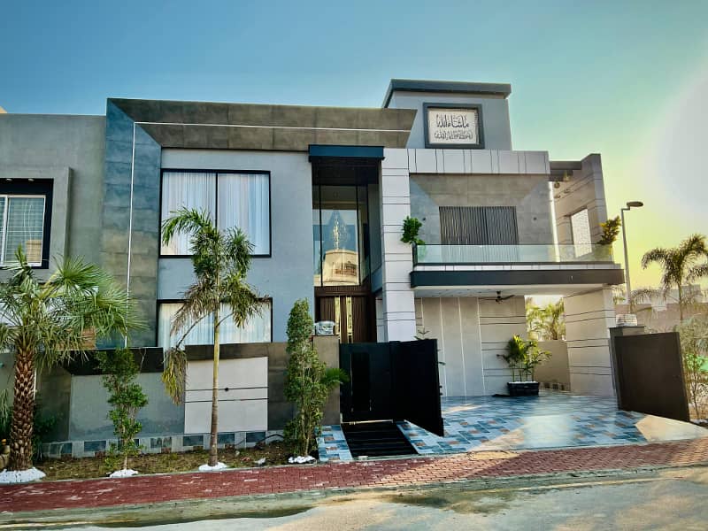 Corner Category Designer House with Modern Double Side Elevation is Available for Sale in Iqbal Block Bahria Town 0