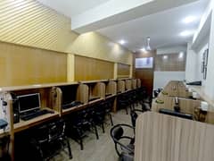 OFFICE FOR RENT IN GULISTAN-E-JAUHAR BLOCK 14 NEAR RED APPLE.