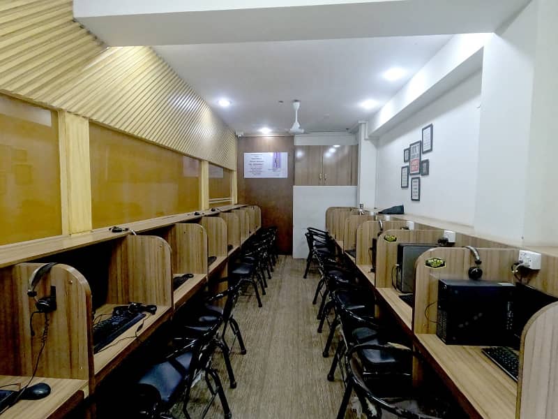 OFFICE FOR RENT IN GULISTAN-E-JAUHAR BLOCK 14 NEAR RED APPLE. 6