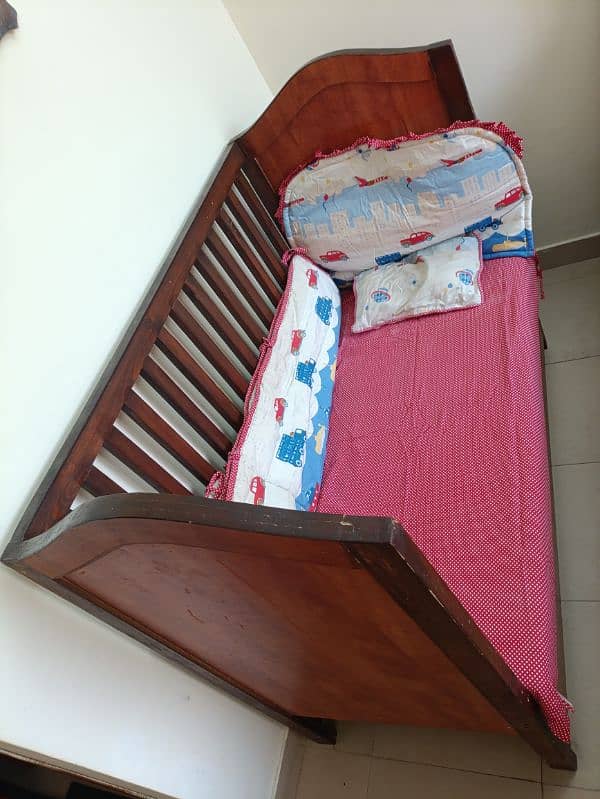 wooden baby cot 6