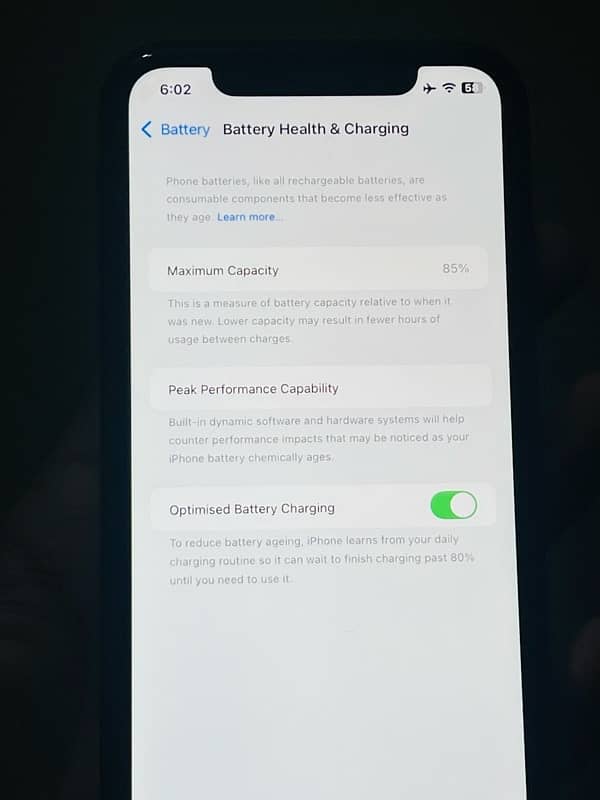 iPhone 11 non pta Jv battery 84% 6