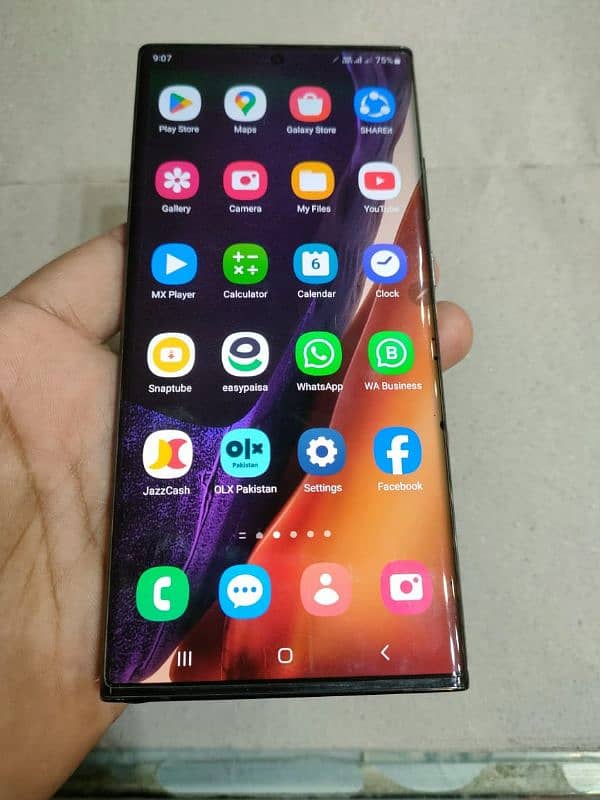 Samsung not20 ultra ofishal pta 8