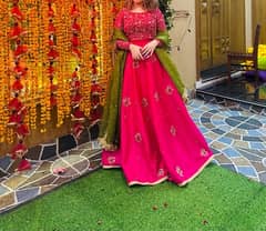 mehndi lehnga blouse party wear