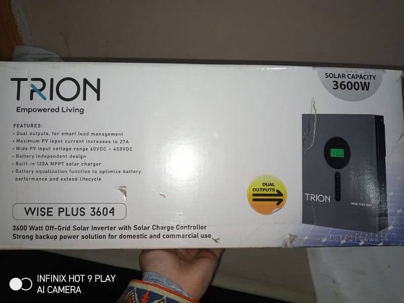 Solar Trion Inverter Brand New 5