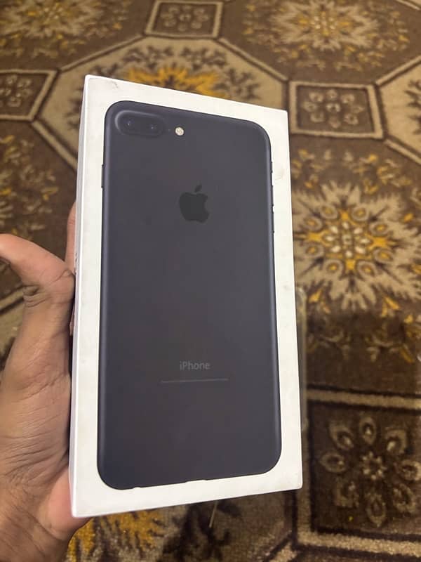 iPhone 7plus with box and charger 128gb exchange possible 6