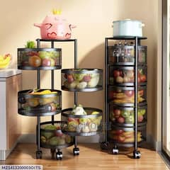 Stylish Black iron kitchen rack