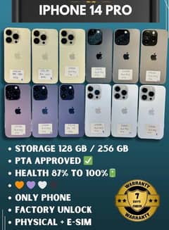 iPhone 14 Pro 128gb / 256gb pta approved mobile phones