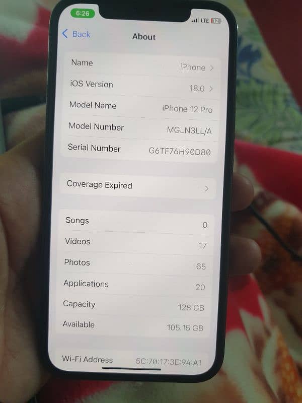 Iphone 12 Pro PTA Approved 2