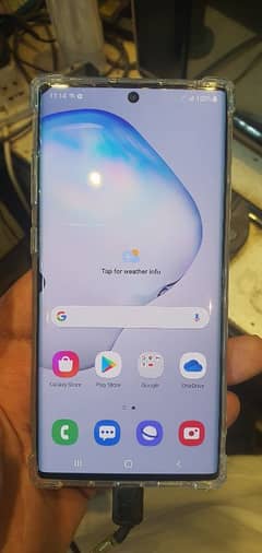 Samsung note 10 plus nonpta 12/256only 2 small dot no sde clar display